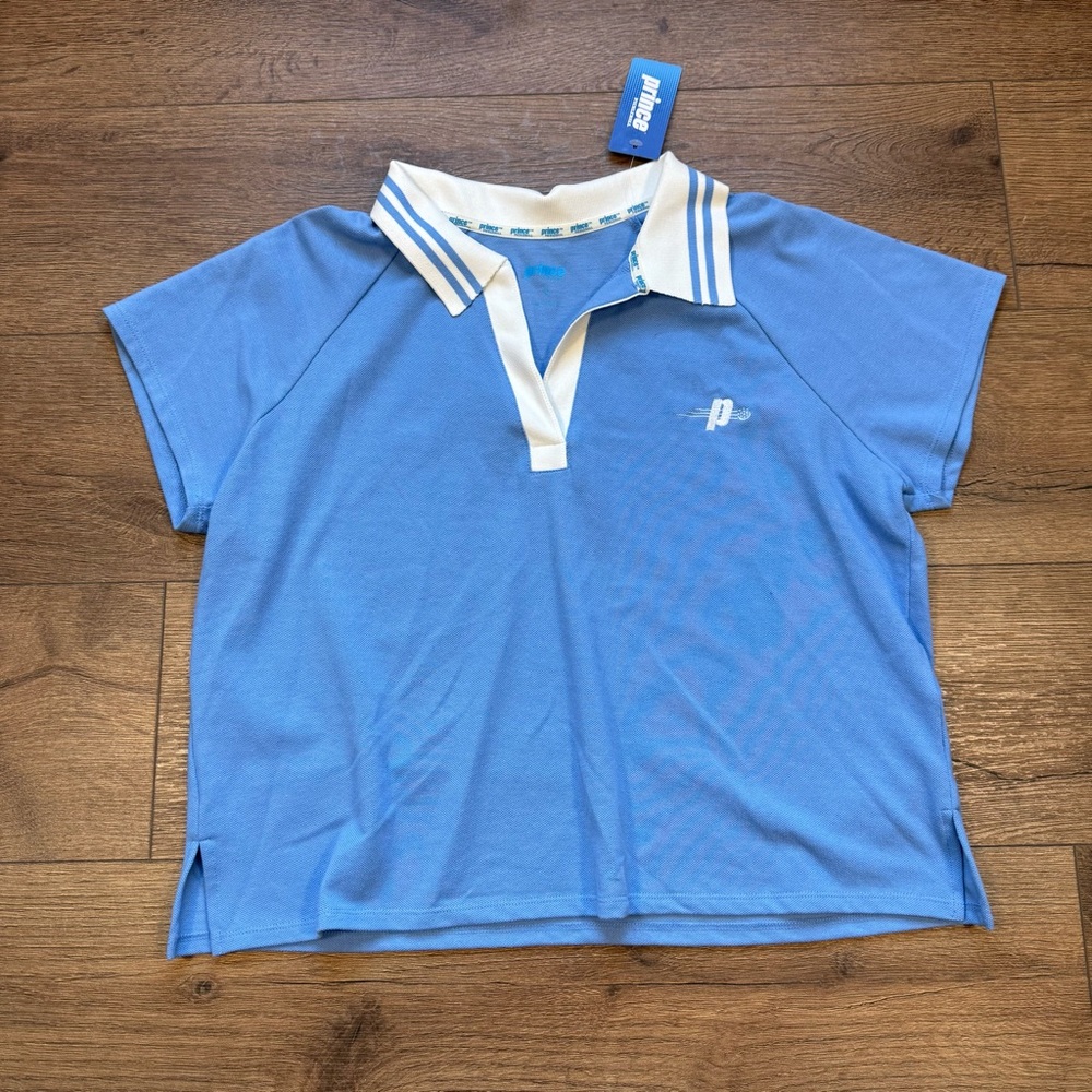 PRINCE PICKLEBALL crop‎ top polo